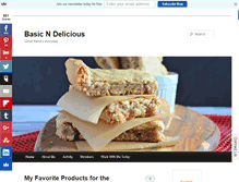 Tablet Screenshot of basicndelicious.com